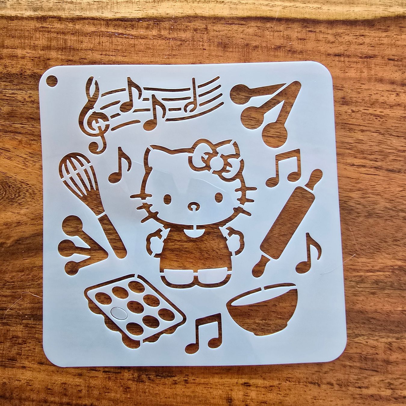 Sciablone: 4 Stk. Hello Kitty Zeichenformen/Schablonen – Nuovo e nell'imballaggio originale da Zürich venduto da amysmith 3