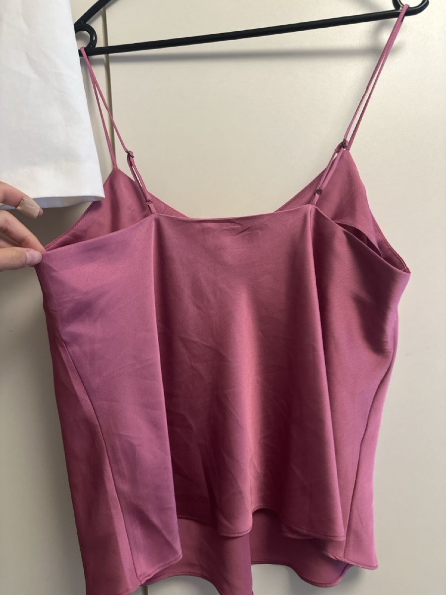 Mango Top: Top Mango rosa Grösse M Spaghettitrger – Usato da Zug venduto da a.marryl 2