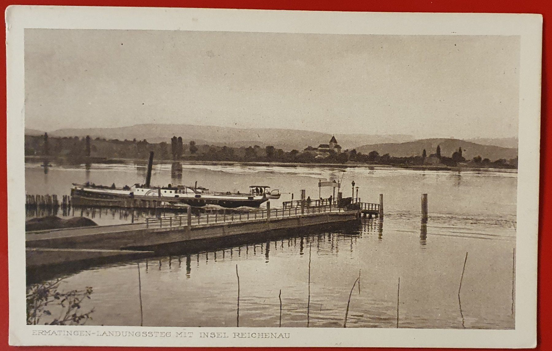 Cartoline postali: Ermatingen 1912 - Landungssteg – Usato da Kreuzlingen venduto da Rschweiz1