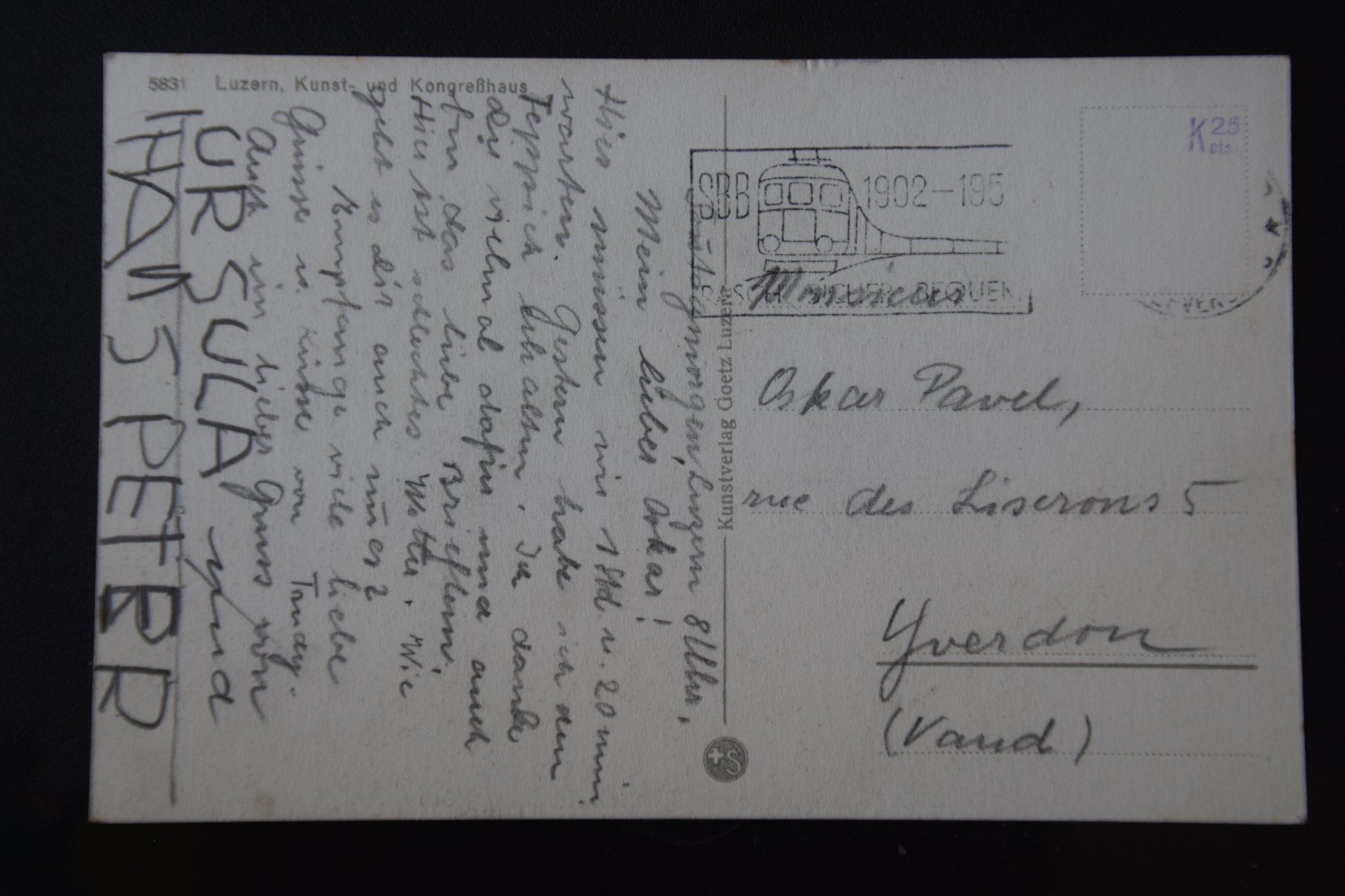 Cartoline postali: AK Luzern, Kunsthaus – Usato da Luzern venduto da CH2018 1