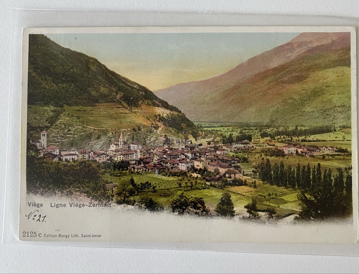 Ansichtskarten: Ansichtskarte Visp Viège-Zermatt guter Zustan – Gebraucht aus Engelburg von Lallylala