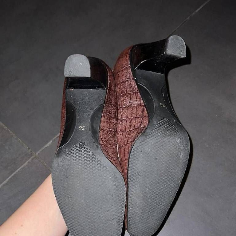 Scarpe da donna: DÉCOLLETÉ MOCASSINI MARRONI/BORGOGNA – Usato da Minusio venduto da son_mrf5 4