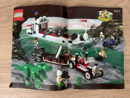 LEGO Adventurers Dino Island T-Rex Transport (5975) + poster