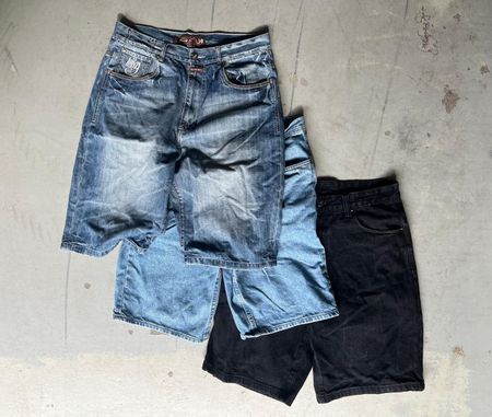 3x kurze Hosen/ Jorts, Wasted, Empyre, WrungDivision