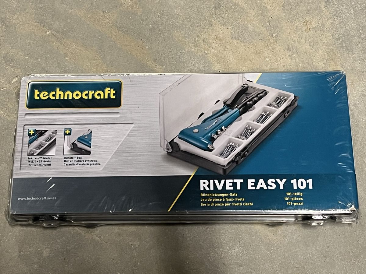 Technocraft Tutti gli attrezzi: Blindnieten-Set, Fabrikneu – Nuovo e nell'imballaggio originale da Safenwil venduto da Vito_Caruso