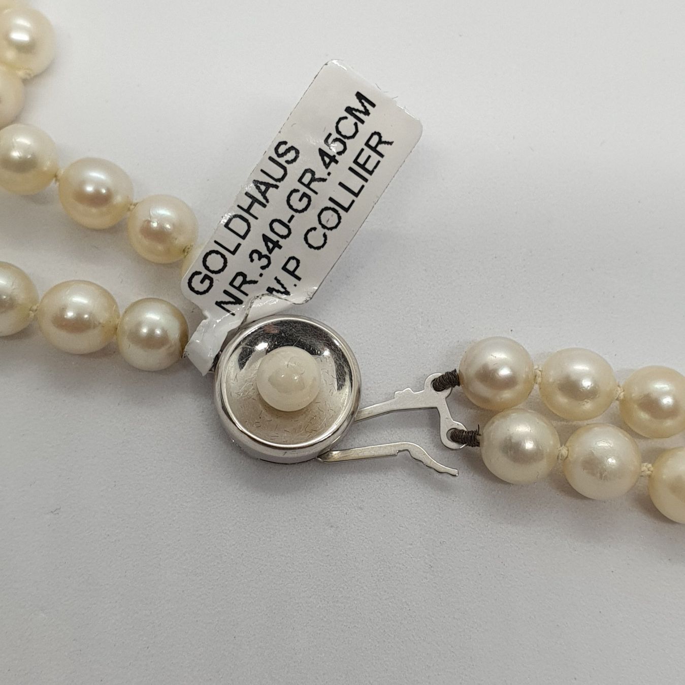 Catenine: Echt 18K Gold Kette - Süsswasserperlen – Usato da Luzern venduto da Luzern-Goldhaus 2