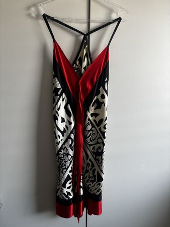 Neu Seide Sommer Kleid Gr. S