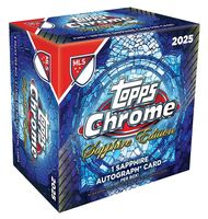 Topps Chrome® MLS 2025 Sapphire Edition - Hobby Box SEALED!