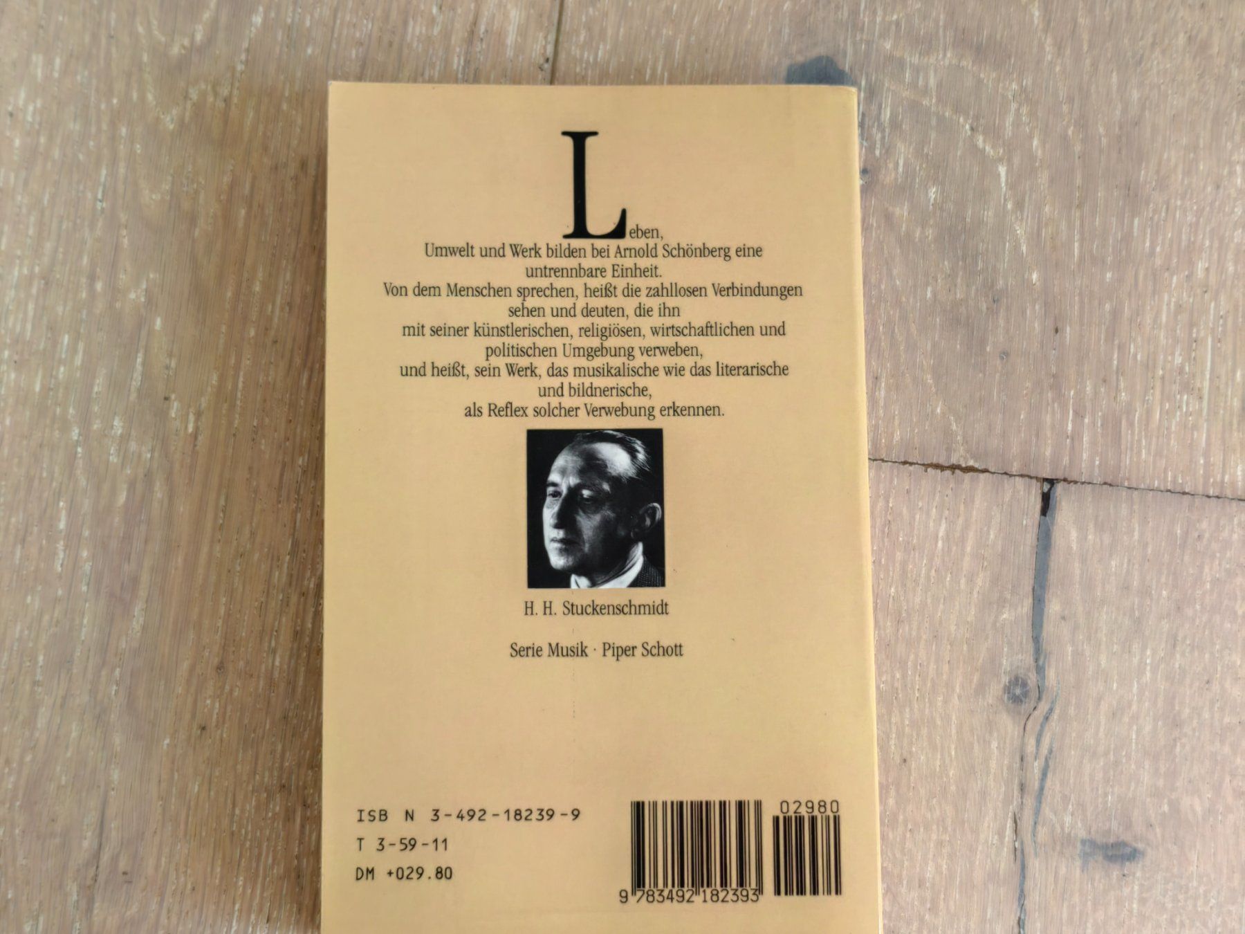 Libri: Schönberg  H.H.Stuckenschmidt – Usato da Zürich venduto da yaoclemens 3