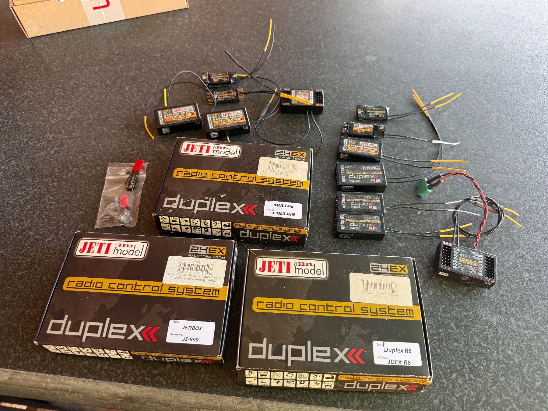 Jeti Commande à distance: Jeti Duplex Konvolut – D'occasion à Linden par Helifreak81