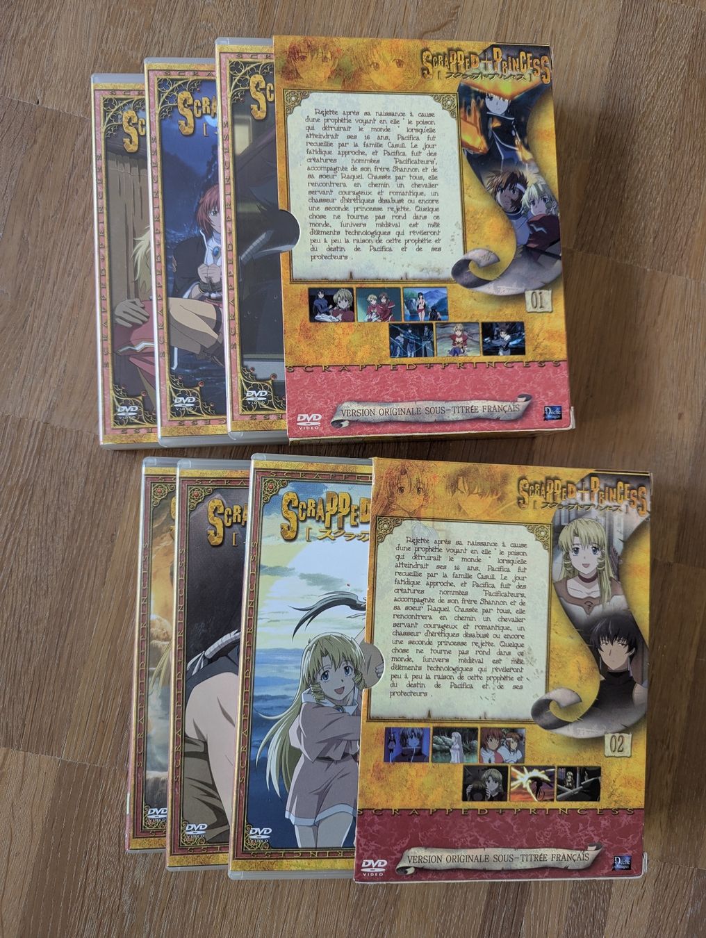 Tutti i DVDs: Scrapped Princess - Coffret 6 DVD - Intégrale – Usato da Basel venduto da seewhybee 1
