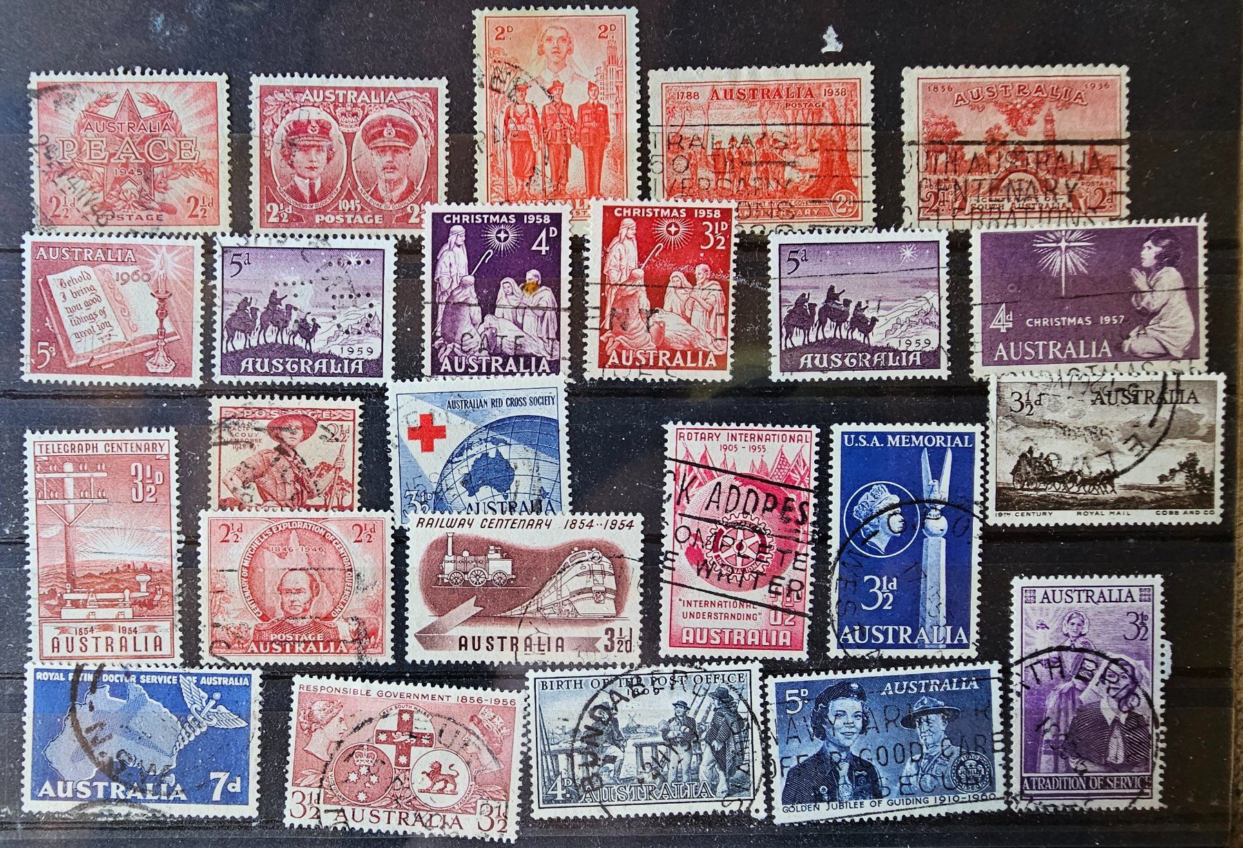 Tutti i francobolli: AUSTRALIA - timbres anciens – Usato da Les Valettes venduto da Nuba1