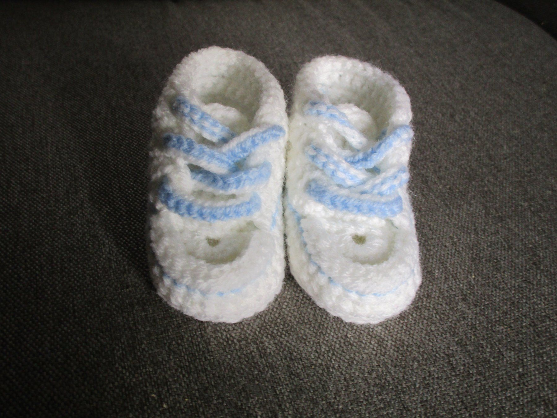 Coperte: Gehäkelt Babydecke + Babyschuhe – Nuovo (secondo la descrizione) da Leuk Stadt venduto da Simone_RZ 5