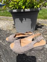 Bequeme Varese Keilabsatz Sandalen Grau Grösse 37 Sommer