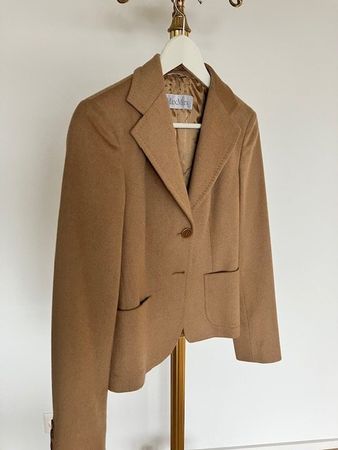 Blazer MaxMara, Gr. 36, 100 % Camelhaar