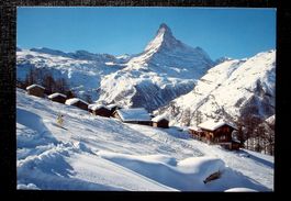 ZERMATT Ski-Läufer Tufteren - Matterhorn