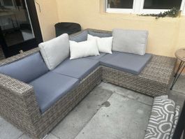 Garten Lounge Set Polyrattan 