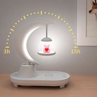 RGB LED Tischlampe mit Lautsprecher & Wireless Charging