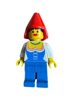 Lego Castle Maiden, Red Cone Hat cas097 falsche Beine