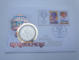 🇮🇲 Isle of Man One crown 1983 ~~UNC in letter~~ Flight