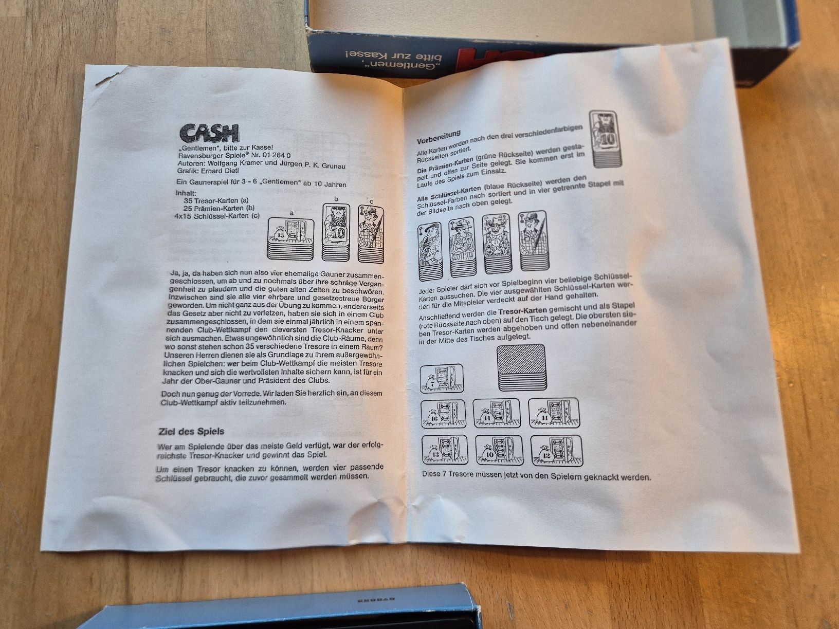 Ravensburger Giochi: Ravensburger CASH "Gentlemen, bitte zur Kasse!" - 1990 – Usato da Ettiswil venduto da beekeper13 4