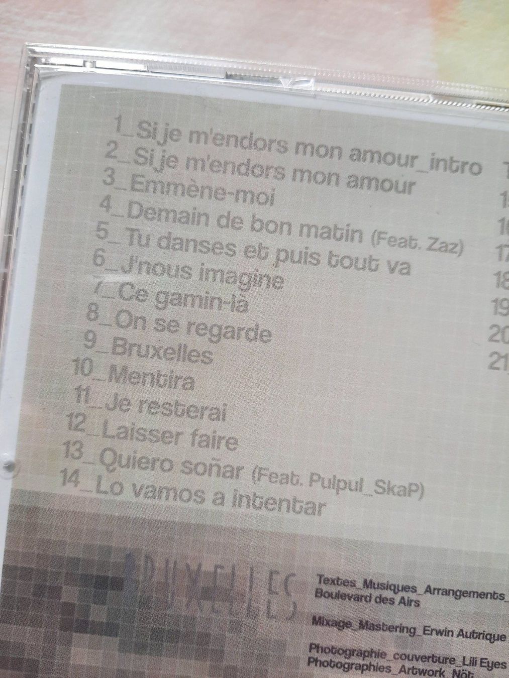 CD: CD Boulevard des Airs - Bruxelles – Usato da Pully venduto da bro_n52j 2