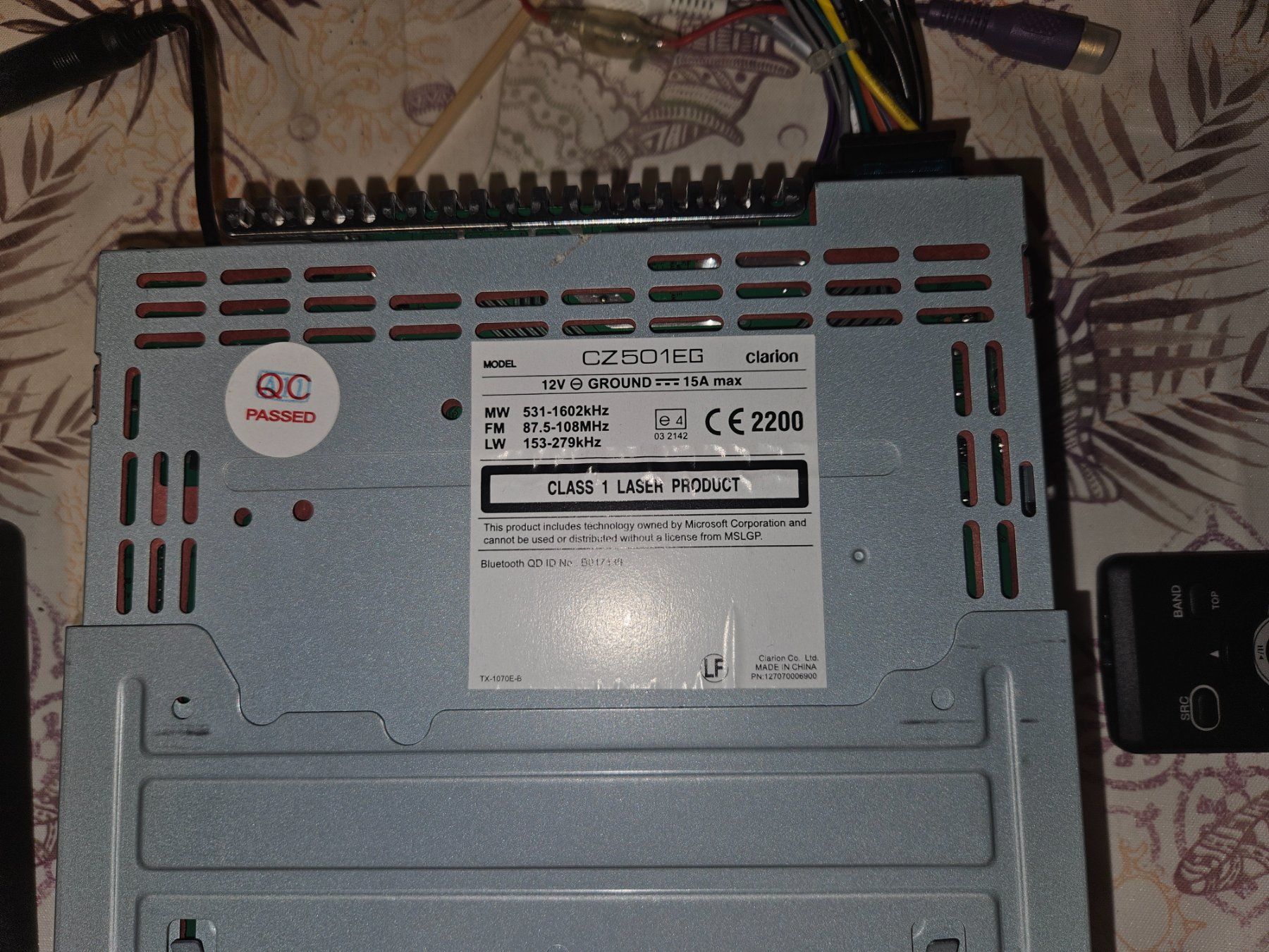 Radio: Autoradio Clarion CZ 501 EG – Usato da Diegten venduto da Dvb 3