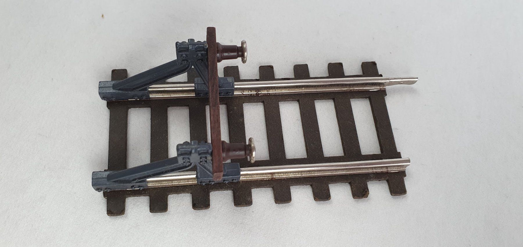 Fleischmann Modellini di ferrovie: Fleischmann GFN 588 Prellbock Tinplate/Spur 0, OVP – Usato da Seon venduto da voAllBah 3