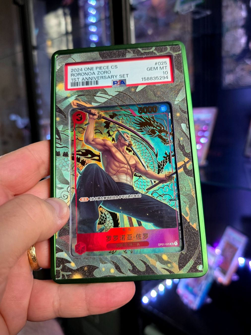 Bandai Carte collezionabili: One Piece - 1st Anniversary Nami CS PSA10 Sequential Set – Nuovo (secondo la descrizione) da Bern venduto da HotOden 3
