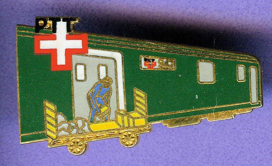 Placchette & Badge: PTT   SBB-Postwagen – Usato da Winterthur venduto da Sammleroase
