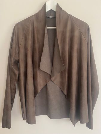 Jacke, in Taupe/Braun, Gr. One-Size