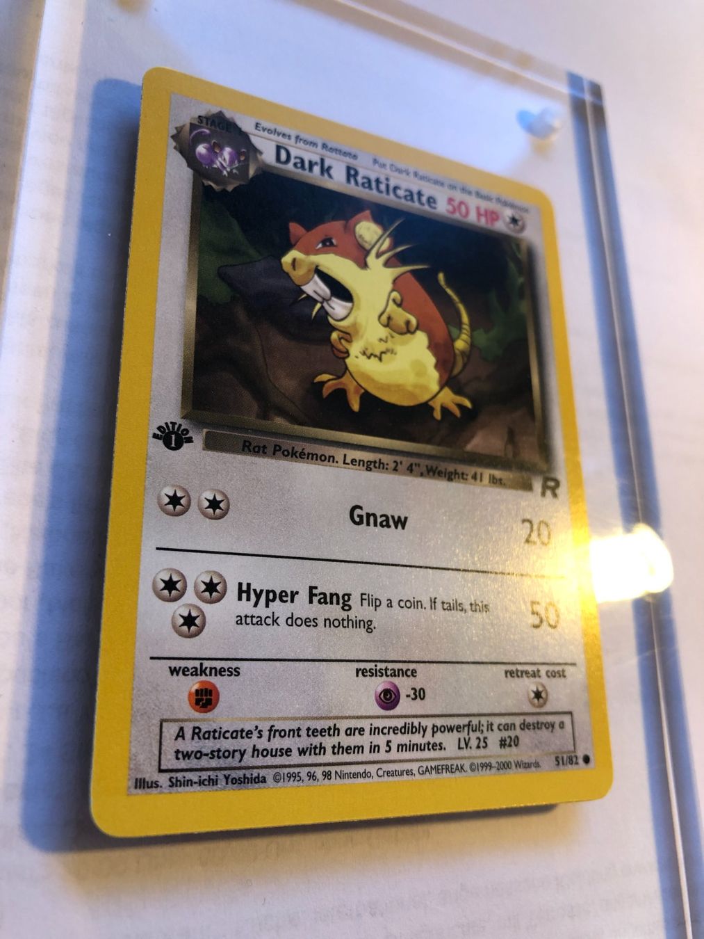 Cartes à collectionner: Dark Raticate 1st Team Rocket - MINT - ab 1.- – D'occasion à Giubiasco par dan_pr8b 1