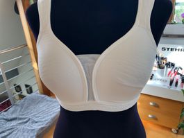 Odorless Sport-BH Weiss Gr.75, perfekt für Sommerliche Wo...