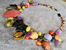 Vintage TOP 50er Jahre Tutti Frutti Collier