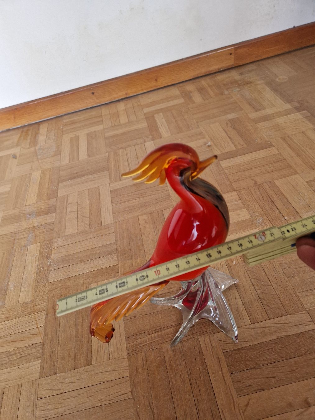 Statuette: Glas Figur Hahn – Usato da Zürich venduto da amza 1