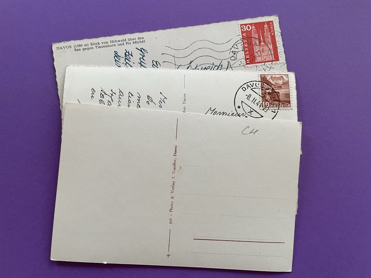 Cartoline postali: AK von Davos – Usato da Rümlang venduto da Kartenpost1 1