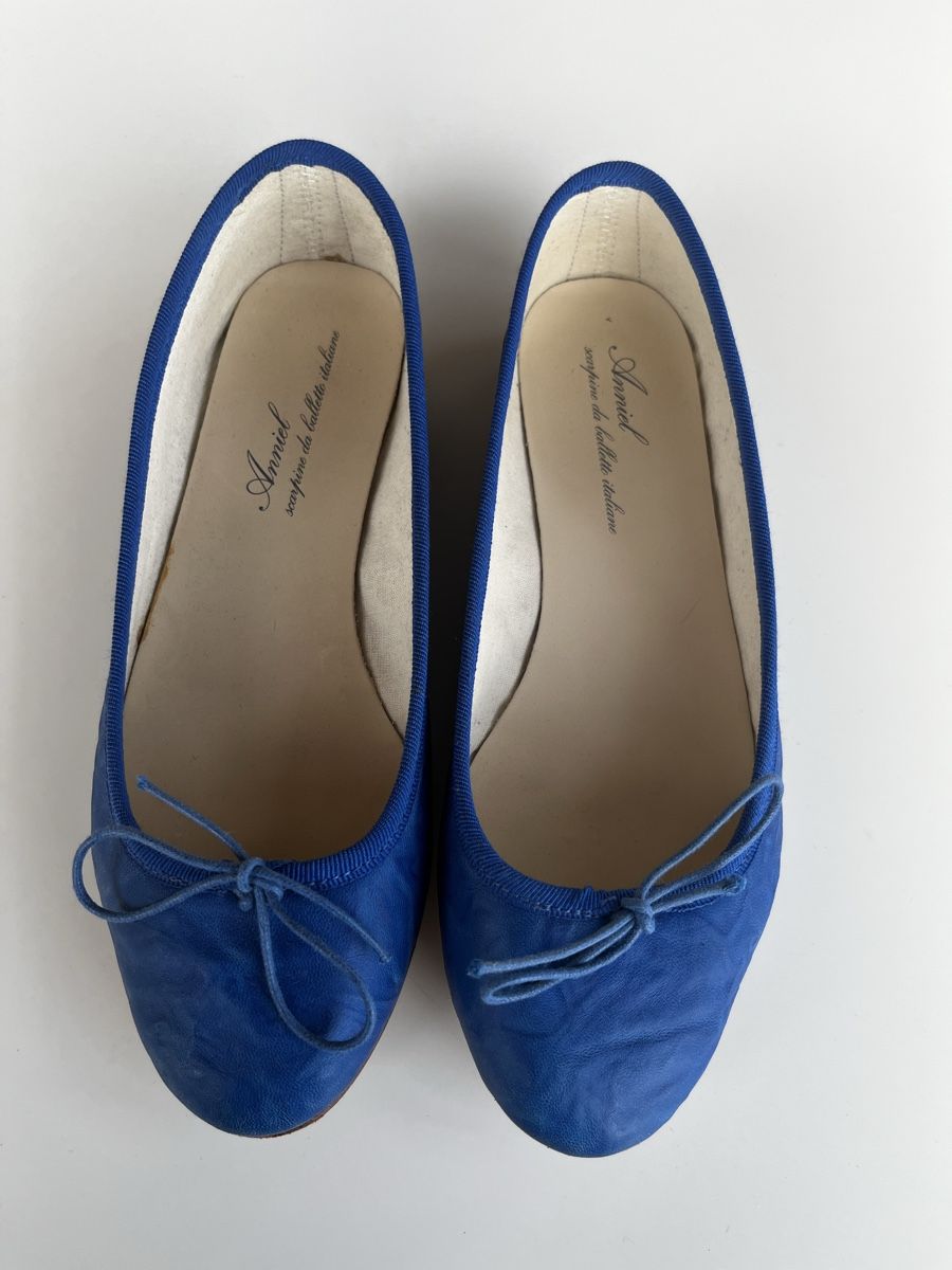 Damenschuhe: Anniel Ballerinas Gr. 37 blau – Gebraucht aus Olten von hahnice99