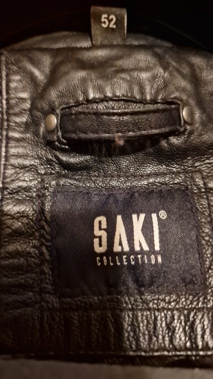 Giacche: Echt Leder Jacke saki Schwarz GR:52 (GÜNSTİG KAUFEN) – Usato da Waldenburg venduto da suzukibl 5