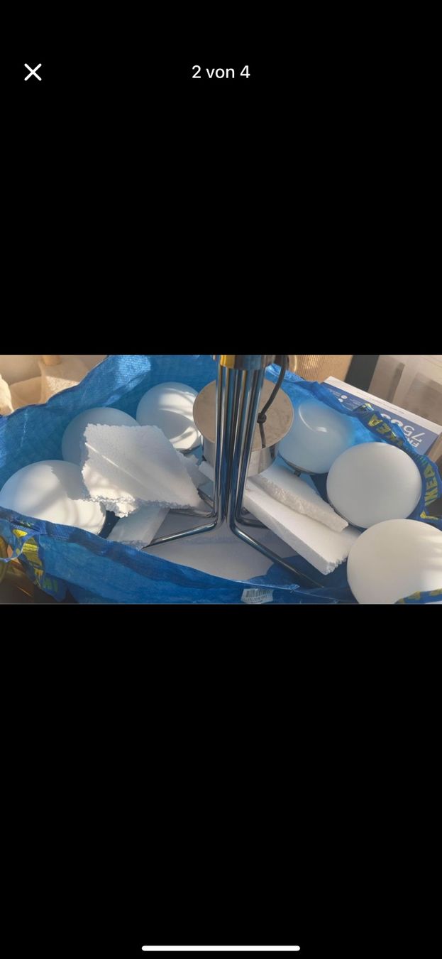 Ikea Kronleuchter & Deckenlampen: Ikea simrishamn Kronleuchter / Lampe – Gebraucht aus Oberengstringen von  1