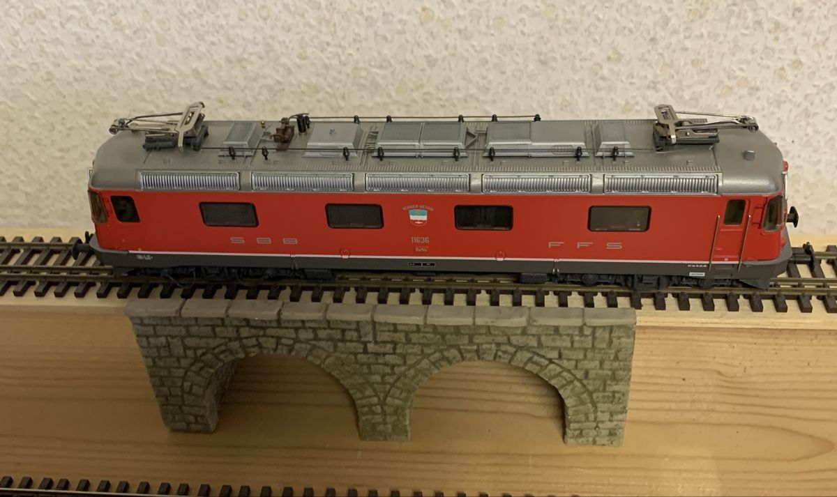 Modellini di ferrovie: el. Lok H0 GL analog – Nuovo (secondo la descrizione) da Winterthur venduto da Porzellan