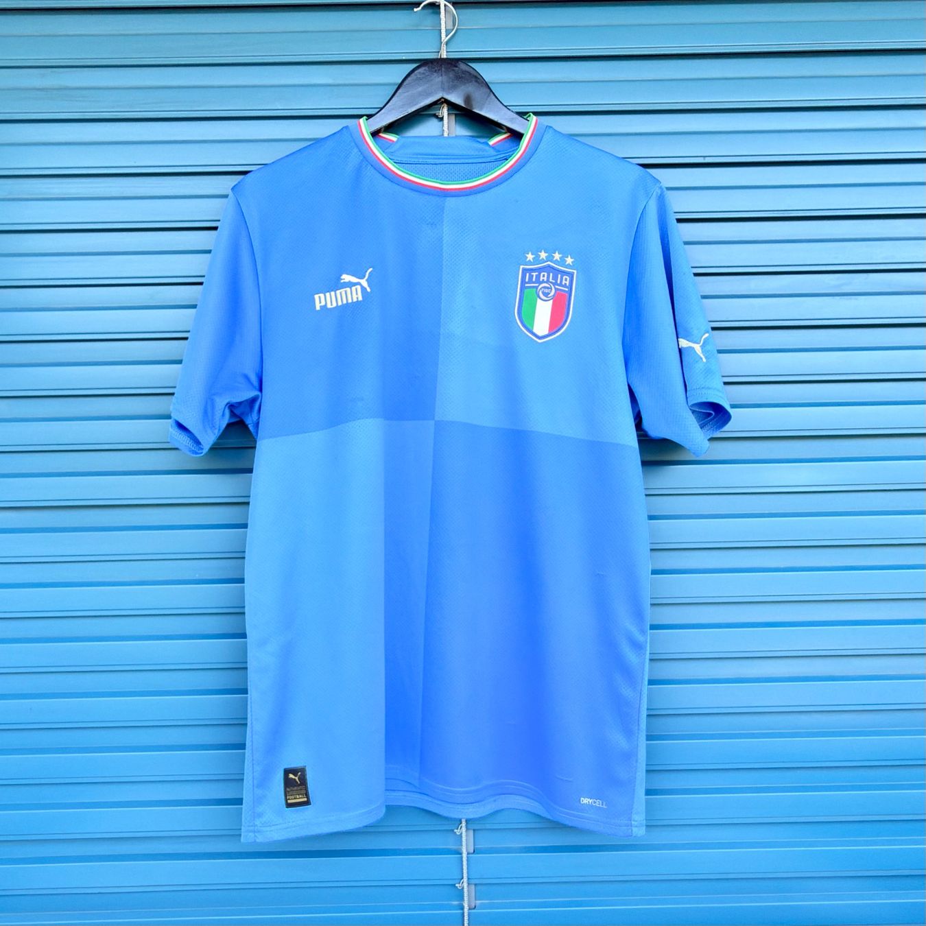 Puma Canottiere & Pantaloni: Maillot Italie Puma Bleu – Usato da Thônex venduto da Suisse.Shopping 7