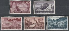 FL 135-139 ** Hohe Werte 1938 Kat. 96.-