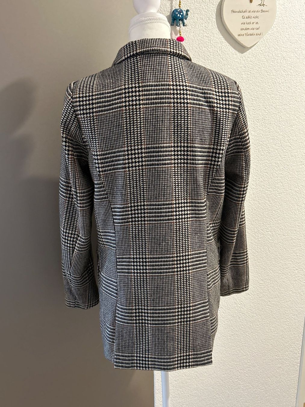 Giacche: Jacke kariert mit 24% Wolle – Usato da Brunnen venduto da Nala2929 4