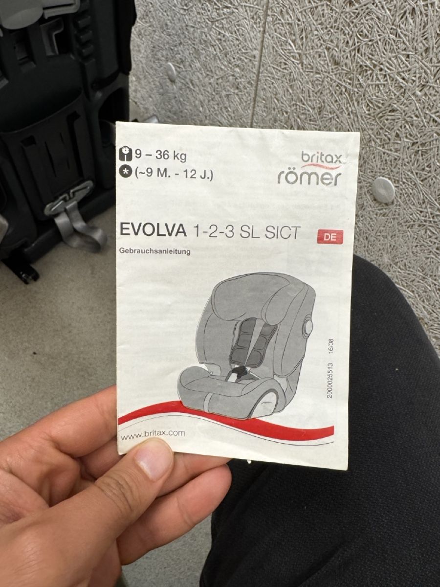 Britax Römer Auto-Kindersitze: Britax Römer Evolva 1-2-3 SL SICT Kindersitz – Gebraucht aus Thalwil von asra86 1