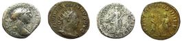 lot 2 roman silver coins
