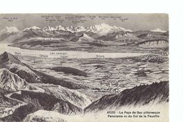 Col de la Faucille, Pays de Gex, Lac Léman