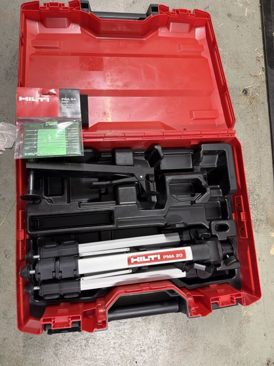 Hilti Tutti gli attrezzi: Hilti Treppiede PMA 20  – Usato da basel venduto da Swiss._.1978