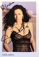Sofia Milos Autogramm signiert Foto 10x15cm