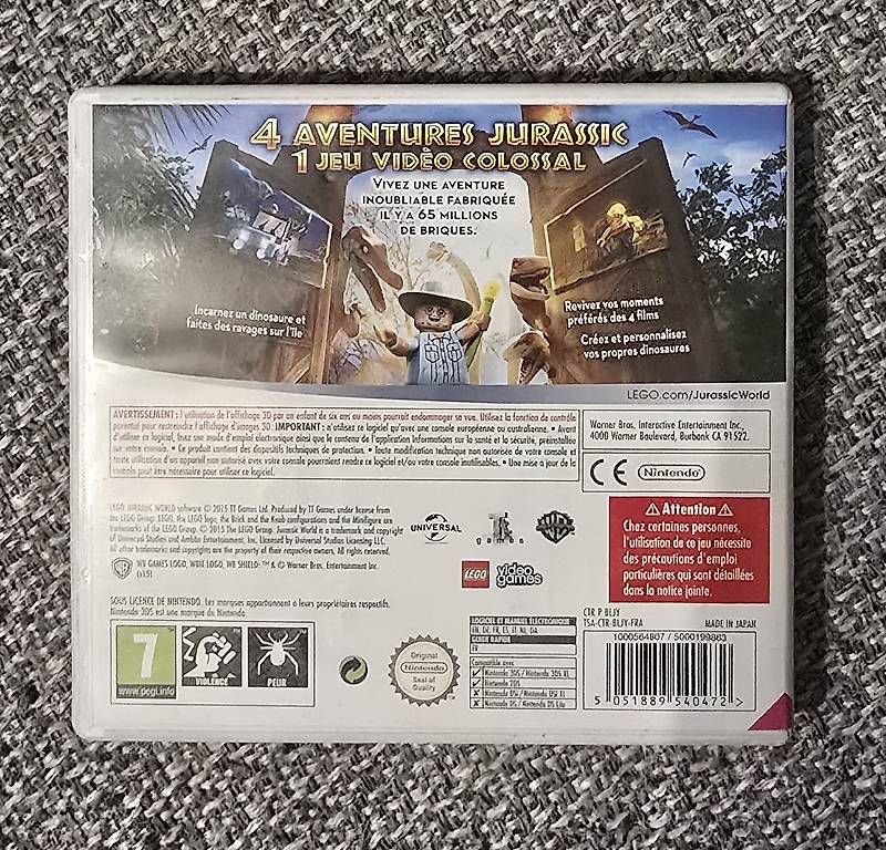 Lego Giochi: Jeu 3DS. Jurassic World. – Usato da Eysins venduto da TahisarangGamesTCG 2