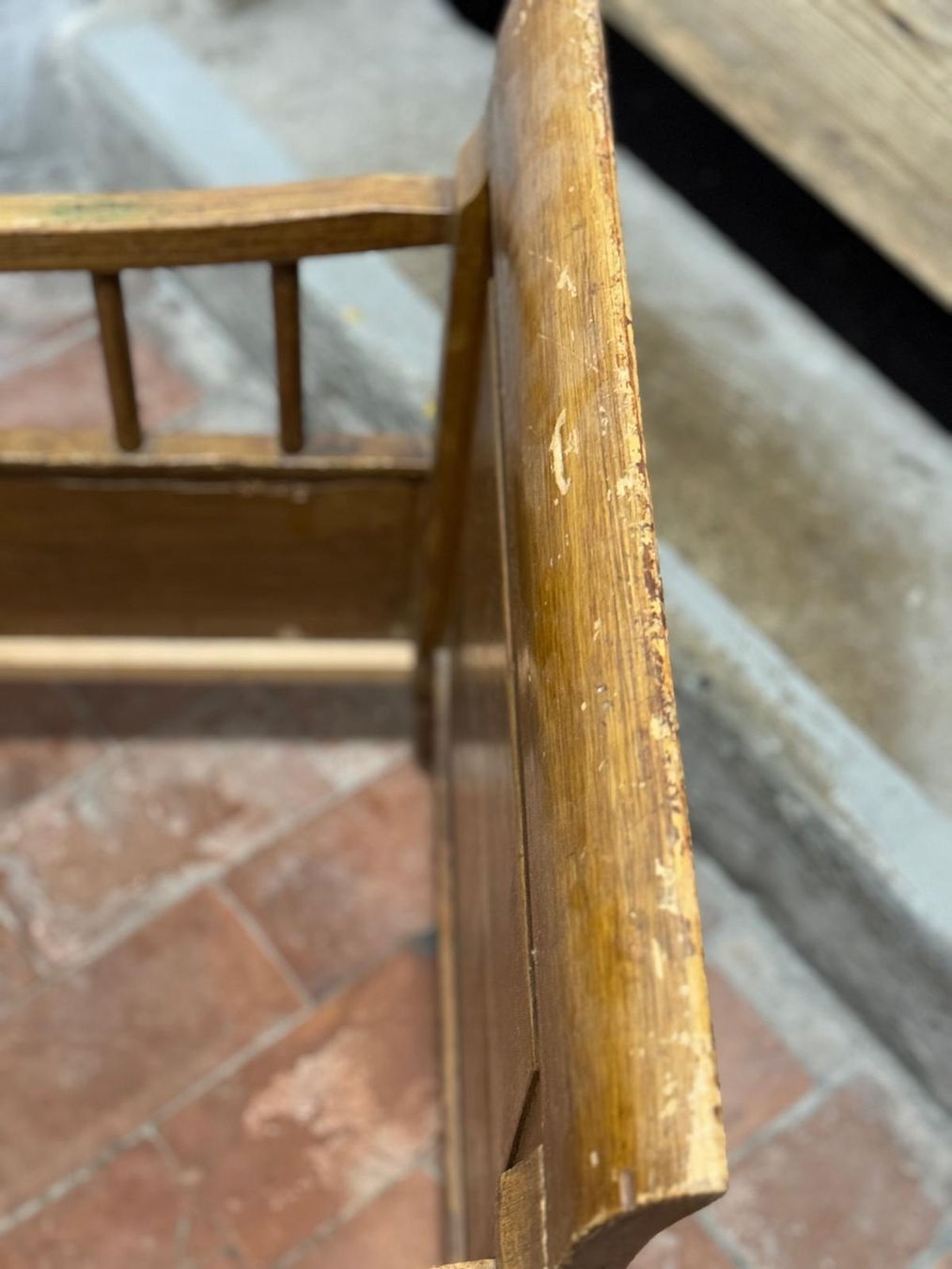 Letti: Antikes Kinderbett, Holz, handbemalt – Usato da Zollikon venduto da Kimberly02 5